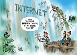 Internet Research Waterfall