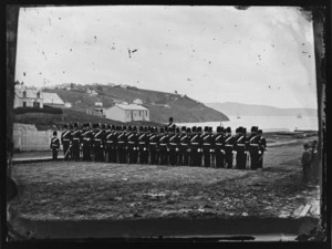 "L" Battery on parade at Port Chalmers, circa 1880s