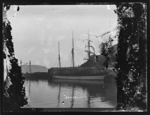 Iron barquentine Jerfalcon at Port Chalmers