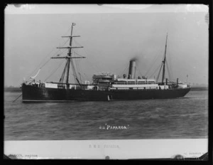 Steam ship Paparoa probably at Gravesend