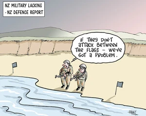 NZ military lacking - NZ Defense Report. "If they don't attack between the flags - we've got a problem." 4 September, 2008