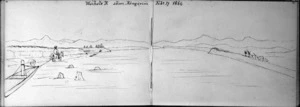 [Crawford, James Coutts], 1817-1889 :Lake Waikare. Rangiriri. Feby 14 1864