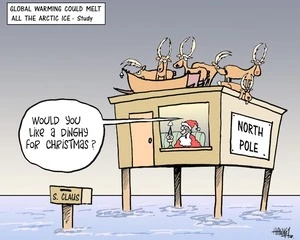 Global warming could melt all the Arctic ice - study. "Would you like a dinghy for Christmmas?" 17 December, 2007