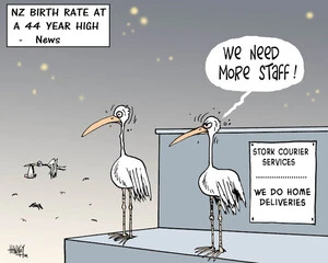 NZ birth rate at a 44 year high - News. "We need more staff!" 19 February, 2008