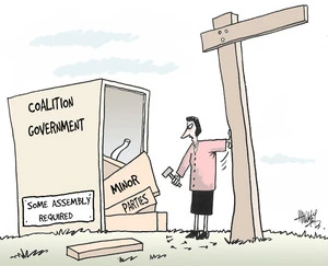 Government coalition. Some assembly required. 19 September, 2005.