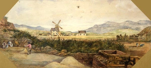 [Brees, Samuel Charles] 1810-1865 :[Simmonds' & Hoggard's flourmill, Mount Victoria Between 1843 & 1845]