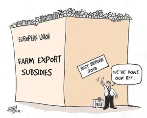 European Union farm export subsidies. "We've done our bit." 19 December, 2005.