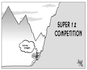 Super 12 competition. "Good start". 23 February, 2004.