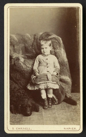 Carnell, Samuel, 1832-1920: Portrait of unidentified child