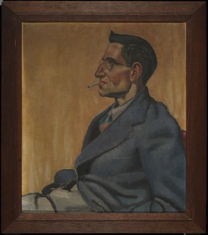 Bensemann, Leo Vernon, 1912-1986 :[Portrait of John Lawrence Moffat. 1941]