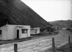 (Baches?) at Owhiro Bay, Wellington