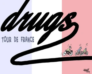 DRUGS Tour de France. 27 July, 2007