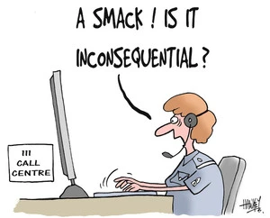 "A smack! Is it inconsequential?" 3 May, 2007