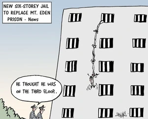 New six-storey jail to replace Mt Eden Prison - News. "He thought he was on the third floor." 18 June, 2007