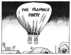 Hawkey, Allan Charles 1941- :The Alliance Party. Waikato Times, 7 April 2002