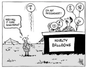 Hawkey, Allan Charles, 1941- :Novelty Balloons. Waikato Times, 21 January 2003.