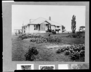 Tarewa homestead, Waipukurau area, Hawkes Bay Region, including horse and cart and vegetable garden