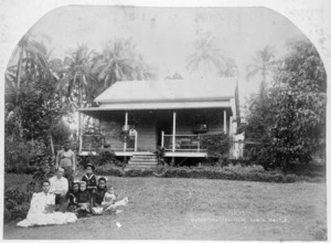 Andrew, Thomas, 1855-1939 :[The American Vice-consul General's house, "Matamoana" (Sea-View), Samoa]