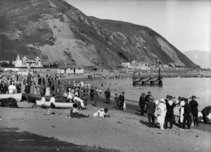 View of the Beach, Island Bay, Wellington
