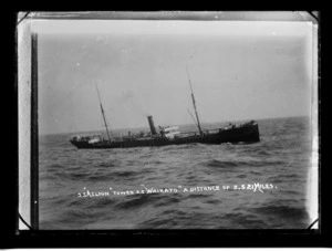 Photograph of the SS 'Alsoun' at sea