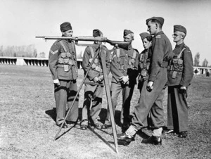 Members of the Christchurch Home Guard in training