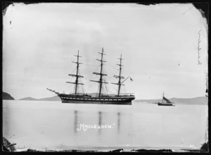 Sailing ship 'Maulesden' in Otago Harbour