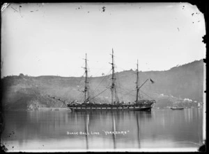 The sailing ship 'Yorkshire' at Port Chalmers