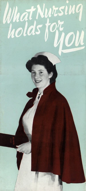 What nursing holds for you. [Cover. 1955].