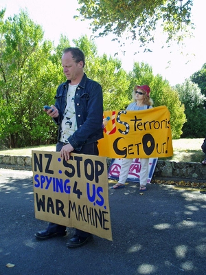 Photographs of an anti-Iraq War protest, Wellington
