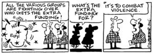 Fletcher, David, 1952- :"All the various groups are fighting over who gets the extra funding!" Dominion Post 6 July 2005