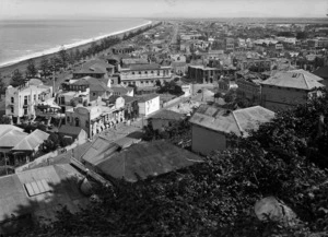 Napier, showing buildings damaged by the 1931 earthquake