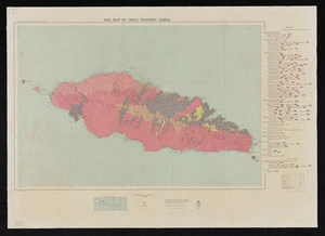 Soil map of Upolu, Western Samoa / drawn by A.E. Edwards and P. Lawrence.