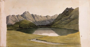 [Richmond, James Crowe] 1822-1898 :[Lake Guyon looking toward the Spenser Mountains. 1869?]