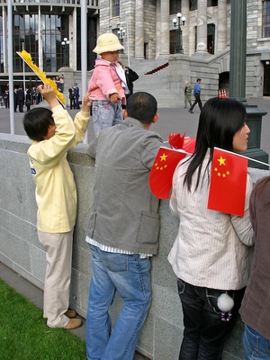 Photographs of visit of Wen Jiabao to Parliament, Wellington