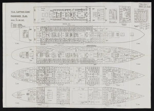 TSS Captain Cook - Passenger plan