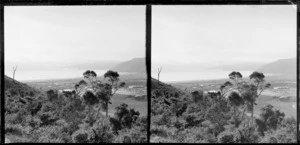 A view from a hill towards Murdering Beach, Otago
