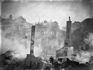 Lambton Quay, Wellington, after the 1906 fire