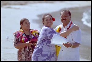 NZ citizenship granted - Falefia and Siniva Auelua with JP Hola Taue