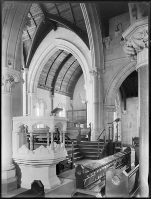 Interior view of St Mary's Church, Timaru