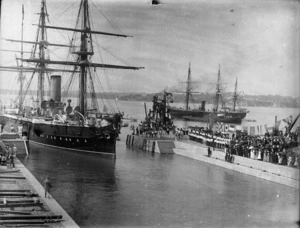 Hemus & Hanna :The opening of Calliope Dock, Stanley Bay, Devonport