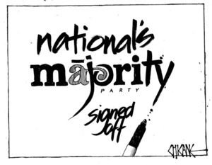 Winter, Mark 1958- :National's Majority signed off. 12 December 2011
