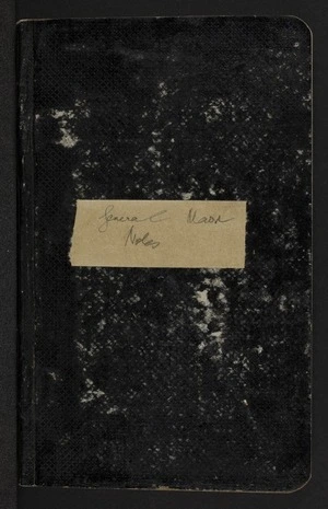 Note book - General Maori notes