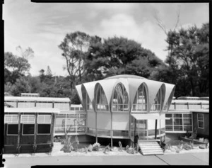 Architectural concept model of the proposed stage two build of the Forest Research Institute, Rotorua