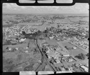 Morrinsville, Matamata - Piako District including rail yards and buildings