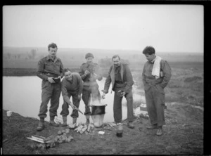 Cooking potatoes - Photograph taken by Lee Hill