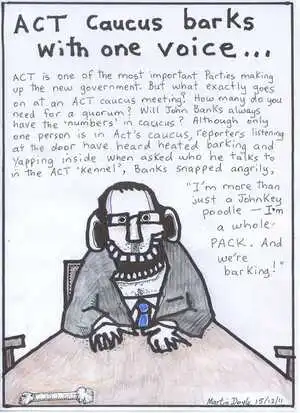Doyle, Martin, 1956- :ACT caucus barks with one voice... 15 December 2011