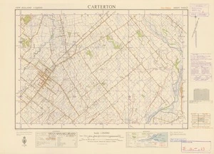 Carterton [electronic resource] / [drawn by] W. Panton & W.N. Watson ; prepared from official surveys and aerial photographs.