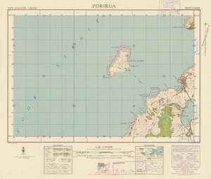 Porirua [electronic resource] / M. Pirrit, June 1942 ; compiled from official surveys and aerial photographs.