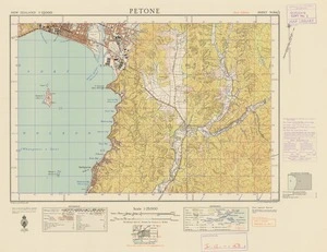 Petone [electronic resource] / [drawn by] W. Panton & W.N. Watson, 1946 ; prepared from official surveys and aerial photographs.