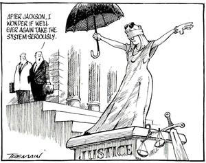 Tremain, Garrick, 1941- :"After Jackson, I wonder if we'll ever again take the system seriously." Otago Daily Times, 16 June 2005.